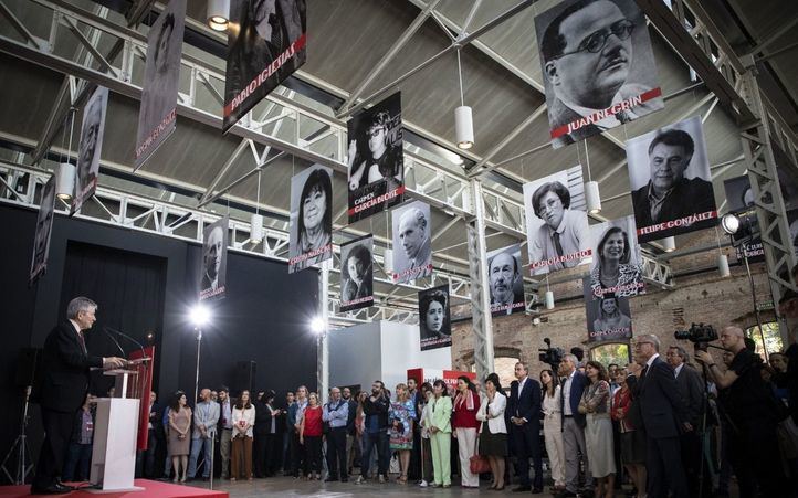 Apertura oficial de la exposición '140 años de progreso', con el que el partido celebra sus 140 años de historia.