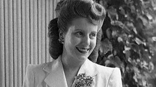La exprimera dama argentina Evita Perón.