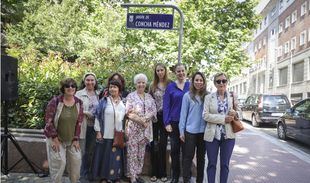 Concha Méndez y Matilde Ucelay, homenajeadas con sendos jardines