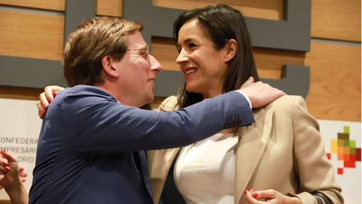 Begoña Villacís y José Luis Martínez-Almeida, en una imagen de archivo.