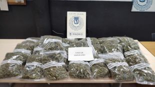 Detenido por posesión de diez kilos de marihuana en su vehículo