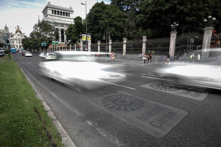 Entrada a Madrid Central por la calle Alcalá.