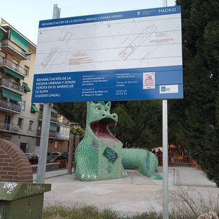 El dragón de La Elipa inicia su nuevo lavado de cara