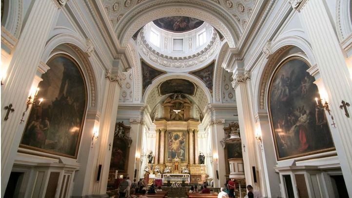 Interior de la iglesia del monasterio de la Encarnación.