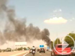 Varios coches colisionan en cadena en la A2