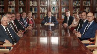 El presidente del TSJM recibe a la delegación de Euro Expert