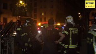 Intoxicadas por humo nueve personas a causa de un incendio en Chamberí