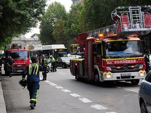 El primer paso del Cuerpo de Bomberos