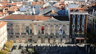 Fachada del Teatro Español, anteriormente Teatro del Príncipe.