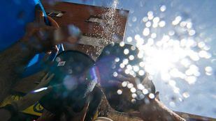 Vallecas se moja contra el cambio climático en su Batalla Naval