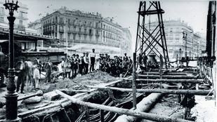 Imagen de obras en el Metro de Madrid.