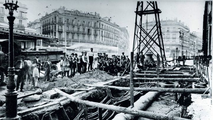 Imagen de obras en el Metro de Madrid.
