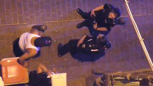 Presencia policial en Bellas Vistas
