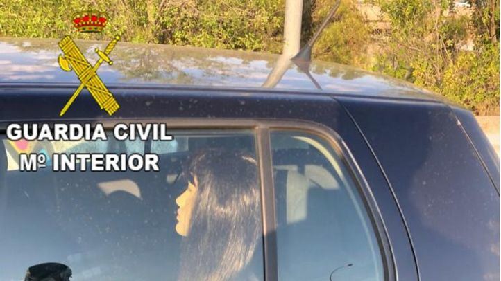 Maniquí utilizado para circular por el Bus VAO en Madrid