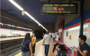 Desfases de hasta 87 trenes menos de los previstos en franjas en Metro