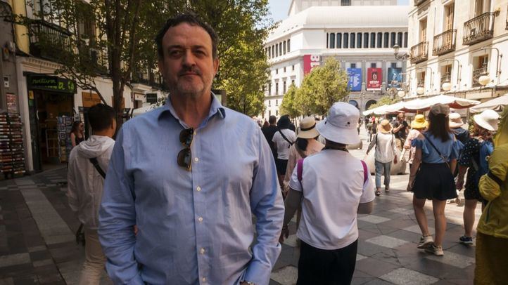 El actor César Vea, en el centro de Madrid.