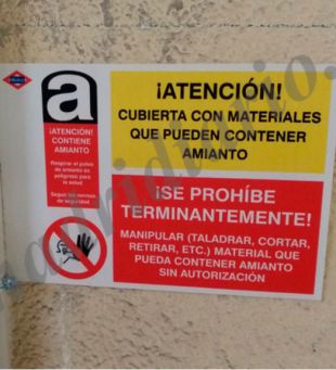 Más amianto en los pasillos de la línea 10 de Tribunal