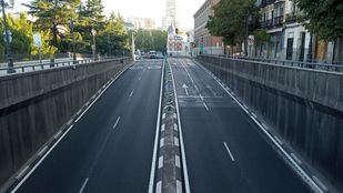 Normalidad y calma en el primer día de cierre del túnel de Bailén