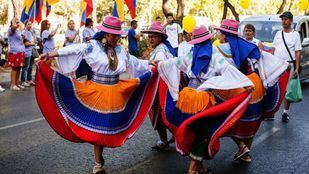Los ecuatorianos afincados en Madrid han celebrado este sábado el Día de Ecuador.