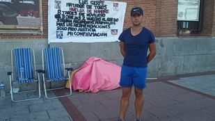 El torero Luis Gerpe, en huelga de hambre frente a Las Ventas por una oportunidad