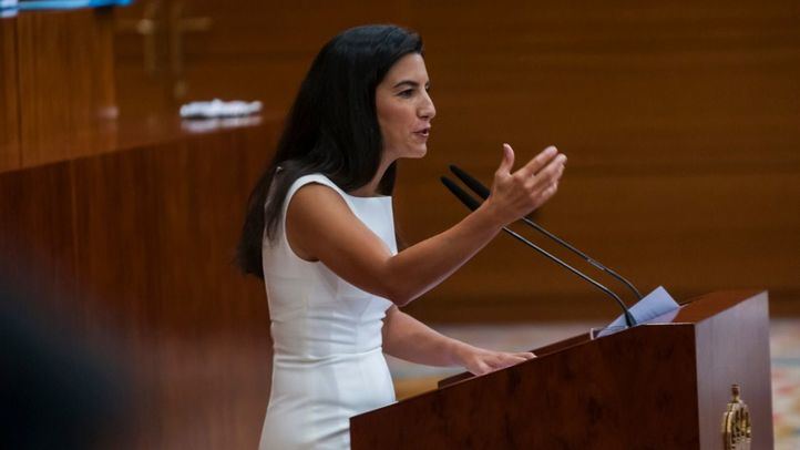 Rocío Monasterio en el Pleno de Investidura de Isabel Díaz Ayuso.