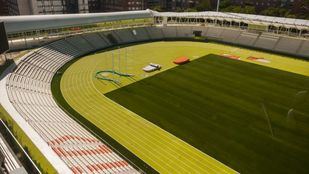 El renovado Estadio de Vallehermoso, listo para ser inaugurado.
