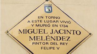 Placa de Miguel Jacinto Meléndez.