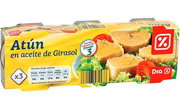 Lote de atún de DIA retirado por un nuevo brote de intoxicación alimentaria.