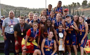 España, campeona de flag fútbol femenino en el Campeonato de Europa