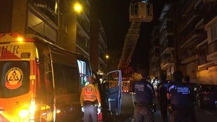 Seis dotaciones de Bomberos del Ayuntamiento de Madrid acudieron a sofocar el incendio.