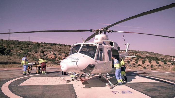 Ocho heridos en un accidente entre un bus y un coche en Pezuela de las Torres