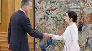 El Rey recibe en Zarzuela a Isabel Díaz Ayuso