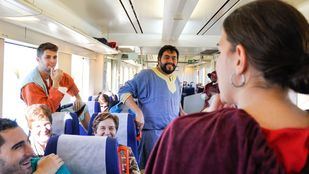 El Tren Medieval regresa a Sigüenza con malabaristas, zancudos y trovadores