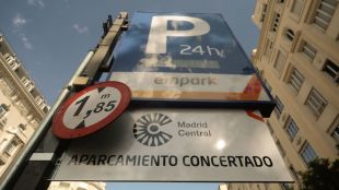Madrid Central: fallos en el registro de datos en el 30% de los parkings