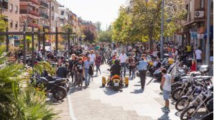 La Asociación motera Cabaleiros do Ferro, reconocida por su labor social y singularidad