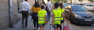 Madrid apuesta por 'peatonalizar' calles aledañas a colegios en hora punta