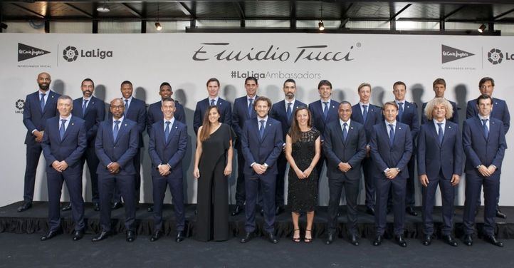 Embajadores de LaLiga Santander vestidos por Emidio Tucci.