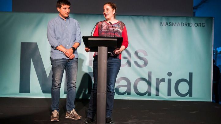 Pablo Perpinya y Esther Gómez, de Más Madrid, en una imagen de archivo.