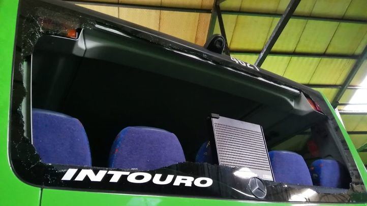 Continúan los ataques vandálicos contra los autobuses de Irubus