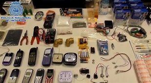 Materiales incautados al yihadista detenido en Parla.