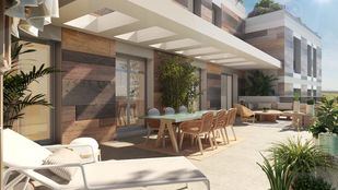 Terraza de una de las viviendas de la promoción