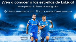 El Corte Inglés de El Bercial recibe a jugadores del Getafe CF