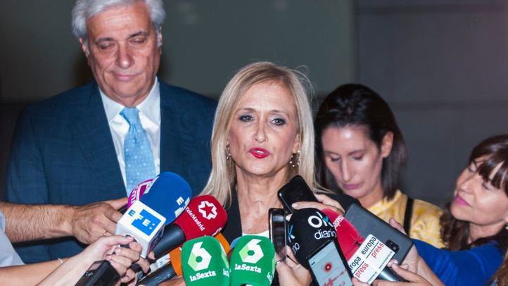 Cristina Cifuentes, en declaraciones a los medios.