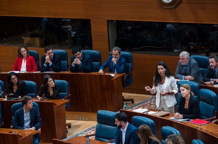 Rocío Monasterio ha defendido la PNL sobre la reducción de consejerías en el Gobierno de la Comunidad de Madrid