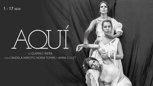 El monólogo a tres voces Aquí, en el teatro Fernán Gómez