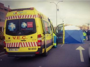 Herido grave un motorista arrollado por un coche en la M-31