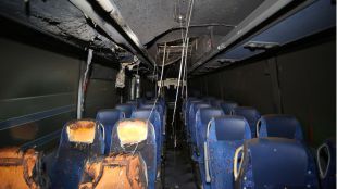 Cumplimiento de los servicios mínimos y escalada de la violencia contra los autobuses de IRUBUS