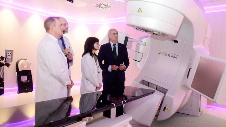 Acelerador lineal contra el cáncer instalado en el Hospital de Fuenlabrada.