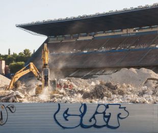 Los desvíos de la M-30 para demoler la grada del Calderón comenzarán el 7 de noviembre