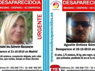 Desaparecidos una mujer y un hombre en Madrid